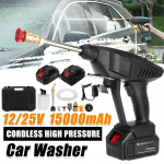 156/200W 100-240V 12V/25V Juhtmeta survepesur Autopesur ja Voolikupihusti 2 Akut V&auml;litingimustes 12V Cordless