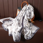 Disain Satiinist Siidist Sall Hijab Sall Naiste Mood Suvine P&auml;ikesekaitse Ranna Stool Wrapid Bufanda Naiste Peakatte Echarpe Uus One Size