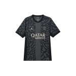Jordan Paris Saint-Germain Koost&ouml;&ouml; SS24 Kiiresti kuivav Sirge l&otilde;ikega L&uuml;hikeste varrukatega Jalgpallis&auml;rk Meeste &Uuml;laosad Tumehall DX9823-069 2XL