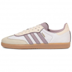 adidas Samba OG Kreemjas Valge Kasutatud Viigimarja V&auml;rvi Naiste Tennised Kuld-Metallik IE1417 36