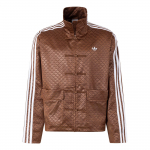 Adidas Originals FW24 CN TT Monogrammi Seeria L&otilde;tv l&otilde;ige Seisukrae Pikkade varrukatega Kapuutsita Pilot jope Unisex Jope Pruun JX4202 XL