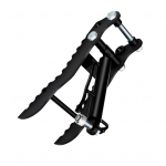 H&uuml;drauliline p&ouml;idla klamber Mn terasest Miniekskavaator &Uuml;he auguga H&uuml;drauliline p&ouml;idla klamber 2 tk M14 voolikuga