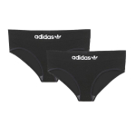 Adidas Originals T&auml;ielik katvus Elastne Mugav S&uuml;gisene &Otilde;huke Antibakteriaalne Kolmnurkne Aluspesu 2-pakk Naiste Aluspesu Must 4A4P67-908 L