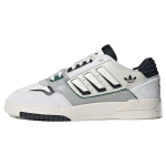 Adidas Originals Drop Step 2.0 Madal Nahk Paelkinnitusega Libisemiskindel Vastupidav Madala S&auml;&auml;rega Rula Kingad Unisex Tossud Valge Hall Must IG4332 36