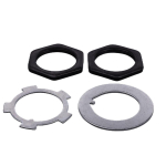 2 komplekti esisilla rummu telje lukustusmutter 4352160011 Toyota Land Cruiser 4Runnerile black