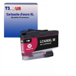 T3AZUR- Cartouche compatible avec Brother LC426 XL pour Brother MFC-J4535DW, MFC-J4540DW Magenta