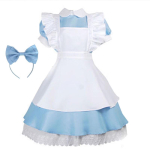 P&otilde;genev Alice Sinine Printsessi Teenija Halloweeni Kost&uuml;&uuml;m S white