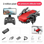 Uus LF606 droon WIFI FPV minidroon lainurk HD 4K 1080P kaamera k&otilde;rguse hoidmisega RC helikopteri kokkupandav neljakopteri drooni kingitus 720P Camera punane