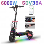 BOYUEDA S5 E-Scooter 6000W Motor 60V38AH Battery Bluetooth APP connection Electric Scooter Smart NFC Function 11 Off-Road Tire