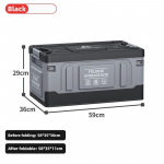 V&auml;litingimustes kokkupandav hoiukast, mitmeotstarbeline organiseerimiskast, kaasaskantav suure mahutavusega telkimiskast, auto pagasiruum. 【Plastic Lid】No Waterproof Bag must