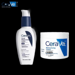 CeraVe Ceramiididega niisutav kreem & niatsiinamiidi seerumi komplekt