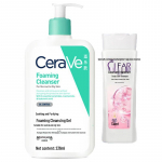CeraVe rahustav puhastusvahend ja Clear Sakura &scaron;ampooni komplekt