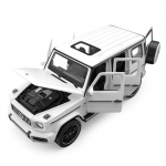 1/32 Benzs-G63 G63 MAASTUR SULAMIST AUTO MUDEL Valatud Metall Maastikuautod Auto Mudel Simulatsioon Heli Valgus Kogumine Laste M&auml;nguasi Kingitus valge