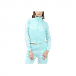 Adidas Originals kolme triibuga lukuga pikkade varrukatega jakk naistele Jakid Hele-sinine JC8266 XS