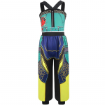 Kpopi deemonik&uuml;ti kost&uuml;&uuml;m Rumi Halloweeni Cosplay Kuumad T&uuml;drukud Show Kost&uuml;&uuml;m Must L&auml;ikiv Komplekt Halloweeni T&uuml;drukud Anime R&otilde;ivad 150 9-10year&Other