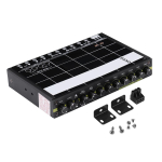 Autoraadio modifitseeritud graafiline ekvalaiser EQ 7 riba Autoraadio stereo tuuner koos 3,5 mm Aux sisendi ja nupuga black
