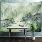 &Otilde;limaal Lavendel Gobel&auml;&auml;n Seinale Riputatav Taim Boheemlaslik Hipi Teip P&otilde;hjamaade Esteetika Toa Dekoratsioon 95x70cm