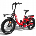 V&eacute;lo &eacute;lectrique pliant - FAFREES - F20 X Max - 750W - Batterie Samsung 30Ah - Rouge punane