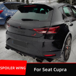 Seat Leon Cupra luukp&auml;ra R ST FR tagumise katuse pakiruumi luugi auto spoileri tiivad l&auml;ikiv must s&uuml;sinik universaalne v&auml;lisk&uuml;lg Unpainted
