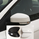 1 paar auto k&uuml;ljepeegli kate Ford Focus MK2 MK3 Mondeo MK4 tahavaatepeegli korpuse autoosade tarvikud White A Pair