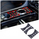 4 tk Piano Black k&auml;igukangi paneeli nupu viimistluskleebis Jaguar XJ X351 10-19 jaoks