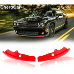 2x Eesmise kaitseraua lipi splitter kaitsja Dodge Challenger Scat Pack R/T GT SRT jaoks