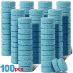 100 tk auto kihisevad tabletid esiklaasi puhasti klaasipuhasti puhastuslapp tahke pesuri universaalne kodu tualeti aken sinine