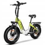 TTGO F6 Elektrijalgratas T&auml;iskasvanutele -250W K&otilde;rge T&otilde;hususega Harjadeta Mootor 36V25Ah Aku Ideaalne Linna S&otilde;itudeks ja Vaba Aja Matkadeks roheline