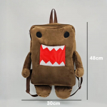 Domo Kun pehme m&auml;nguasja seljakott naistele meestele pruun t&auml;idisega kott armas v&auml;ike &otilde;lakott messenger kott