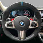 Hand-stitched black Leather suede Car Steering Wheel Cover For BMW M Sport G30 G31 G32 G20 G21 G14 G15 G16 X3 style 1