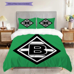 Borussia mustriga voodipesu tekikomplekt Tekikate Padjap&uuml;&uuml;r Kodu kaunistus S&uuml;nnip&auml;evakingitus (1 * tekikott + 2 * padjap&uuml;&uuml;ri, ilma s&uuml;damikuta) 135x200cm