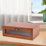 Stand Riser Wooden Desktop Storage Box Easy to Install Portable Computer Heightened Desk Organizer Single Drawer