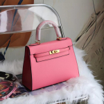 Kelli kott naturaalsest nahast 2025 uus naiste kott k&auml;es kantav k&otilde;rgekvaliteediline k&auml;sitsi valmistatud &uuml;lakeha- v&otilde;i diagonaalkott kaasaskantav naiste kott 22*7*16 roosa