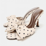 Magus T&auml;piline Vibu Kaunistusega Stiletto Sandaalid Naistele Luksuslik Satiin &Uuml;mar Nina Disainerkingad Elegantsed Mules Sandaalid Klips-Sandaalid 35