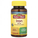 Nature Made, Raud, 65mg, 180 tabletti