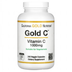 California Gold Nutrition, Gold C, USP klassi C-vitamiin, 1000 mg, 240 k&ouml;&ouml;giviljakapslit
