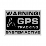GPS-i j&auml;lgimiskleebised, GPS-j&auml;lgija kleebised - 10 hoiatuskleepsu 10pcs