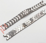 Uus laos H&otilde;bedane roostevabast terasest kellarihm sobib TAG Heuer Link kellale, 16,5x7mm 20,5x9mm n&otilde;gus suu t&auml;is l&uuml;lidega k&auml;ev&otilde;ru Silver