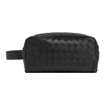 Bottega Veneta Intrecciato kootud nahast sidur Reisikott Meeste kotid Must 729295VCPQ18803 Basic Set (Bag+Dust Bag)