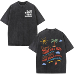 Retro T-s&auml;rgid Bad Bunny albumitr&uuml;kkidega peaksid tegema rohkem DTMF-fotosid Suvised Meeste Luksus Hiphop Mood Puuvillased T-s&auml;rgid XL black