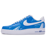 Nike Air Force 1 Low top Skateboard Shoes Men's White Blue CW2288-111(Team80-) 43 white