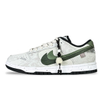 Nike Dunk Slip Resistant Abrasion Resistant Slip Resistant Abrasion Resistant Low top Skateboard Shoes Unisex Green HV1800-101(Team257-) 36.5