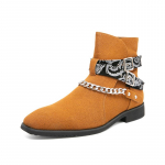 Moodsad meeste saapad Uued Punk Trendikad Saapad Kvaliteetne PU Nahast Meeste Vabaaja Jalan&otilde;ud Disaineri Cowboy Saapad Meestele Chelsea Saapad 38