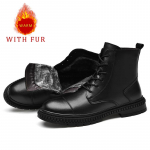 Talvised meeste retro-mootorrattasaapad, paeltega pahkluusaapad, vabaaja k&otilde;rged kingad meestele, kulumiskindlad l&uuml;hikesed saapad 38