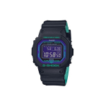 G-Shock Moetrend K&otilde;rgeklassiline Lahe Ruudukujuline Kvartsliikumine Vaikrihmaga K&auml;ekell Meeste kellad Must GW-B5600BL-1 Regular Watch Box,Black Strap