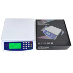 Elektrooniline kaal 30KG /1G K&otilde;rge t&auml;psusega LCD digitaalne kaal K&ouml;&ouml;gi kaalupink Laetav /Patareitoitega Toidu kaalud white
