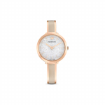 Swarovski Crystalline Uptown K&auml;ekell Kvartsmehhanism Roostevabast terasest rihm H&otilde;bedane sihver 50 meetrit veekindel Naiste kellad 5642218 Rose Gold Strap