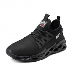 Moodsad meeste vabaajajalatsid Hingavad tasased meeste k&otilde;ndimisjalan&otilde;ud Sportlikud jooksu tossud V&otilde;rkkerged spordijalatsid 40 must