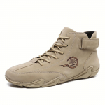 Meeste naturaalsest nahast sotsiaaljalatsid &Uuml;ksikud kingad Puuvillased kingad Saapad, Luksuslik vabaaeg, Moodsad originaalsed meeste spordijalatsid Kaubandus 38 khaki