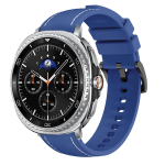 Nahkrihm Samsung Galaxy Watch 8/8 classic 46mm 40mm 44mm Tarvikud sportlik silikoonk&auml;epael Correa Galaxy watch 8 rihm Galaxy Watch 8 44mm kesk&ouml;&ouml;sinine v&auml;rv